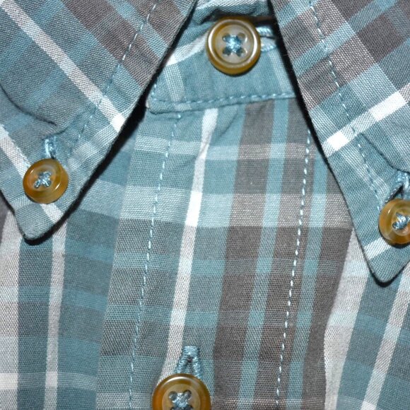 Wrangler Shirt 2XL Mens Plaid Short Sleeve Button Down Western Rodeo Cotton - Picture 11 of 14